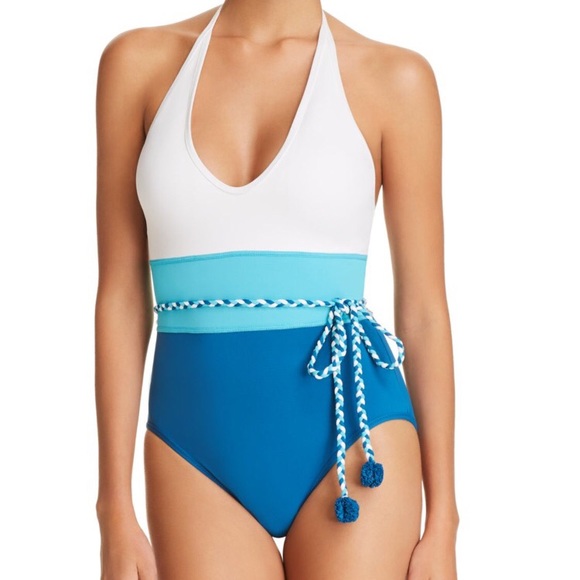 NWT VINCE CAMUTO COLOR BLOCK ONE PIECE - Picture 1 of 3